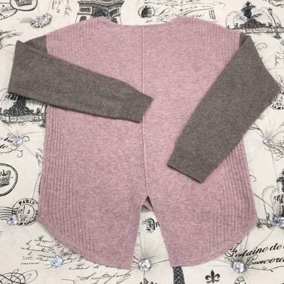 Knyt & Lynk Colorblock Dolman Cashmere Sweater - Picture 7 of 7